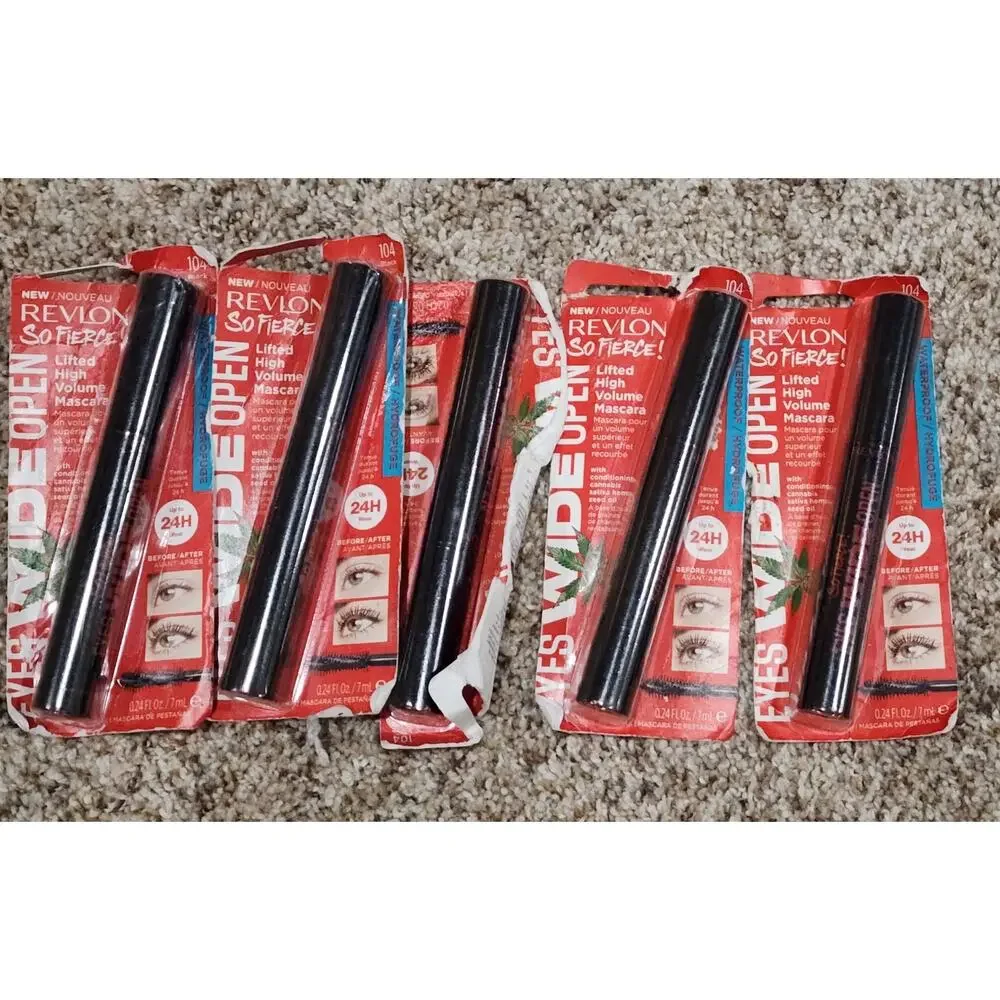 Revlon So Fierce! Eyes Wide Open Waterproof Mascara Black 104 0.24 fl oz